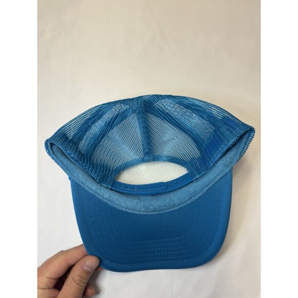 Kauai chickens Hat Cap Snapback Blue Mesh Foam Trucker Hawaii One Size Rooster - Picture 2 of 4